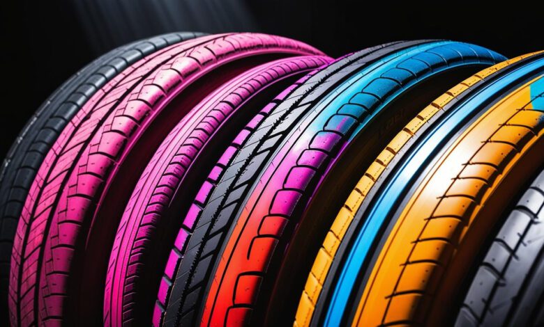 ¿Porqué todas las llantas son de color negro? Hay de otros colores? 1 p 1