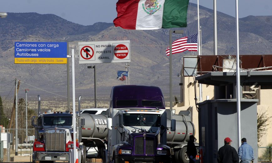 Caen 33% cruces de carga con EU, camiones regresan vacíos a México 1 frontera 870x522 1