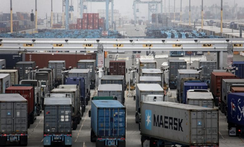 Coronavirus pega fuerte a transportistas en puerto de los Angeles 1 533975305