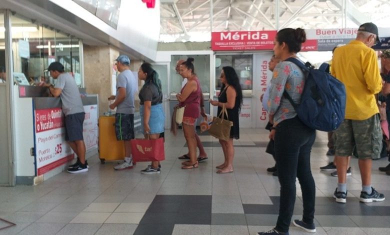 Autobuses foráneos de pasajeros no respetan sana distancia 1 Noticaribe 20200316 122752