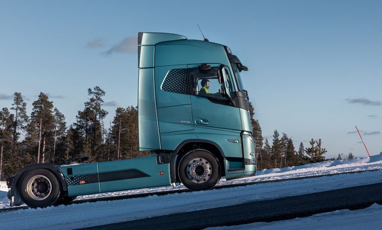 thumbnail Camion electrico Volvo Trucks nueva caracteristica Active Grip Control