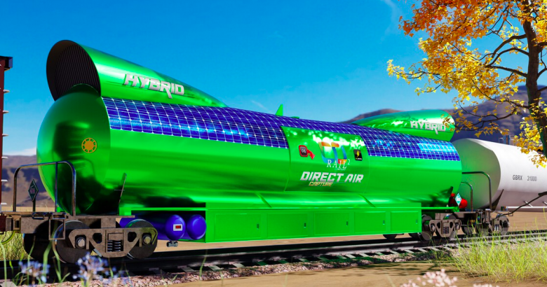 Este es el CO2 Rail, el Tren que retira el dióxido de carbono de la atmósfera 1 Captura de Pantalla 2022 08 03 a las 9.38.54 a.m.