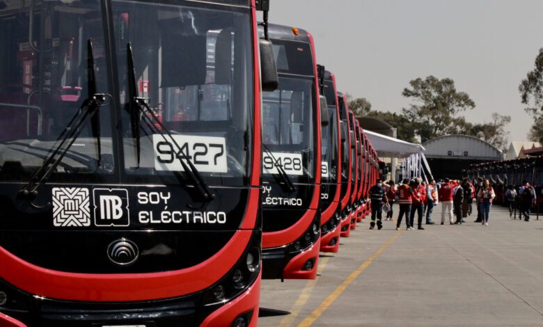 Dan banderazo a 50 autobuses eléctricos de la línea 3 de la CDMX 1 Autobuses eléctricos