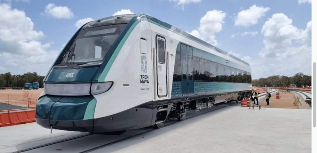 Así será el tren maya, ya entregaron el primer tren con logotipos 2 Captura de pantalla 2023 07 10 a las 15.27.59