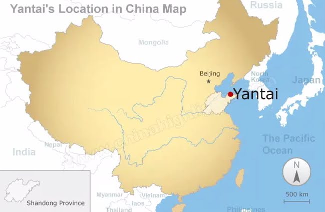 Yantai - Manzanillo, la nueva ruta directa del transporte marítimo con China 2 ubicacionyantai