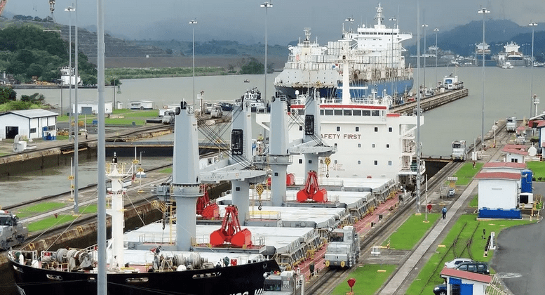Restricciones de tráfico de buques en el Canal de Panamá seguirán un año mas por sequía 1 Canal de panama