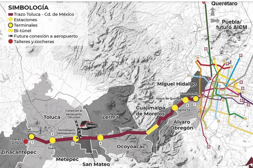 El "Insurgente" hace su viaje inaugural de México a Toluca, AMLO explica porque se llama así 3 Captura de pantalla 2023 09 15 a las 19.31.38