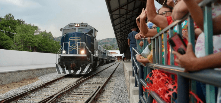 304 Kilómetros en 8.5 horas, así fue el primer viaje del Tren del Istmo donde viajó AMLO 2 Captura de pantalla 2023 09 18 a las 8.40.33