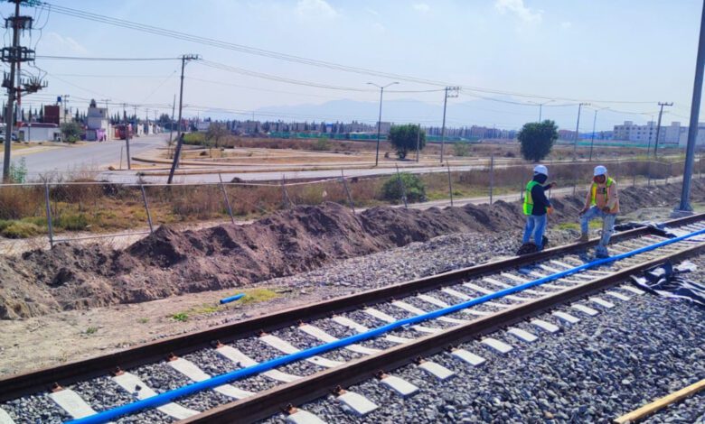 Este es el avance de obra del tren suburbano Lechería - Aeropuerto Felipe Ángeles 1 AIFA