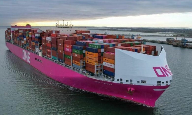 ONE hace pedido de 12 portacontenedores híbridos que se mueven con metanol 1 ONE portacontenedores