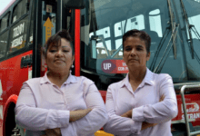 mujeres transporte publico