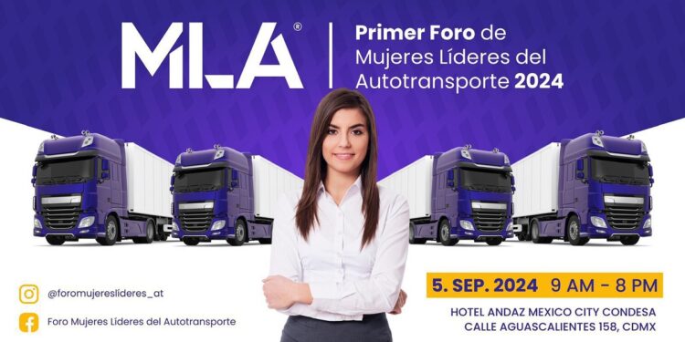 Este 5 de septiembre se realizará el Foro de Mujeres Líderes del Autotransporte 1 mujeres