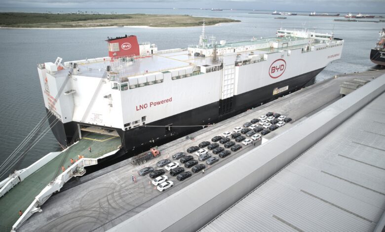 Histórico: llega a México el buque BYD Explorer No. 1 con más de 7 mil vehículos eléctricos 1 BYD explorer