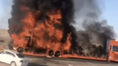 Operador pierde la vida en la Tijuana Mexicali, su camion se incendió 22 Captura de pantalla 2025 08 19 a las 9.12.53 a.m