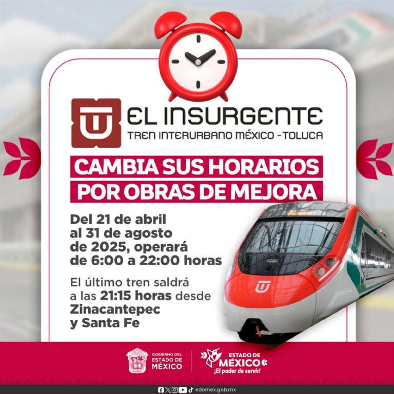 Tren Interurbano México-Toluca anunció cambios en su horario de operación 2 AA1DgViz