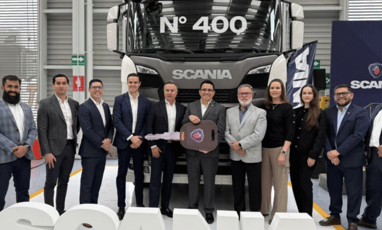 Transportes Monroy Schiavón recibe su unidad número 400 de la marca Scania 1 Captura de pantalla 2025 09 17 a las 1.07.01 p.m