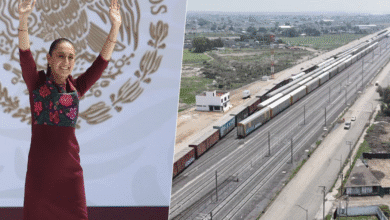 Sheinbaum bautiza ruta México-Nuevo Laredo como “Tren del Golfo de México” en acto político y simbólico 4 tren del golfo