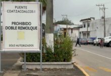 Prohíben circulación de fulles por el puente Coatzacoalcos I 3 IMG 4450