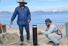 Ya no podrán entrar trailers a la playa de Mazatlán, instalan bolardo retráctil 3 Captura de pantalla 2026 01 26 a las 7.20.57 a.m